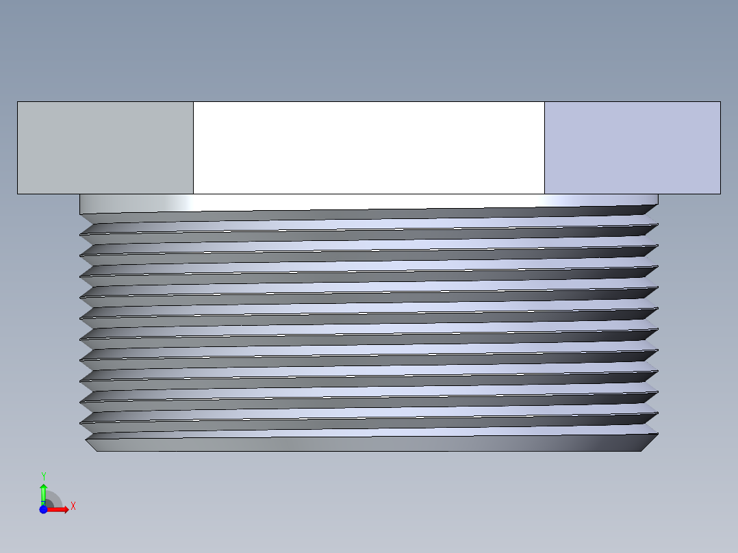 聚氯乙烯配件18-Sch80_ReducerBushing_MPTxFPT_839-251_2in x 1.5in前视图