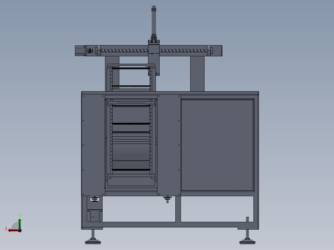 磁环管成型机后视图