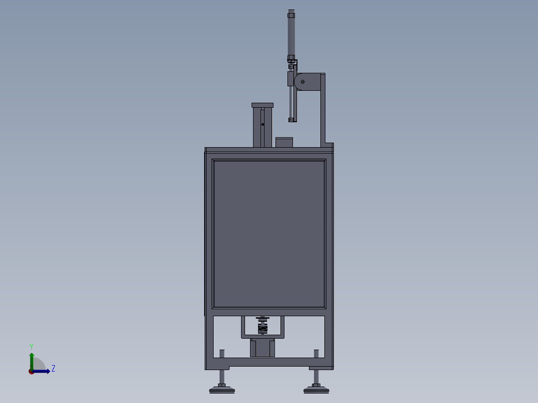 磁环管成型机左视图