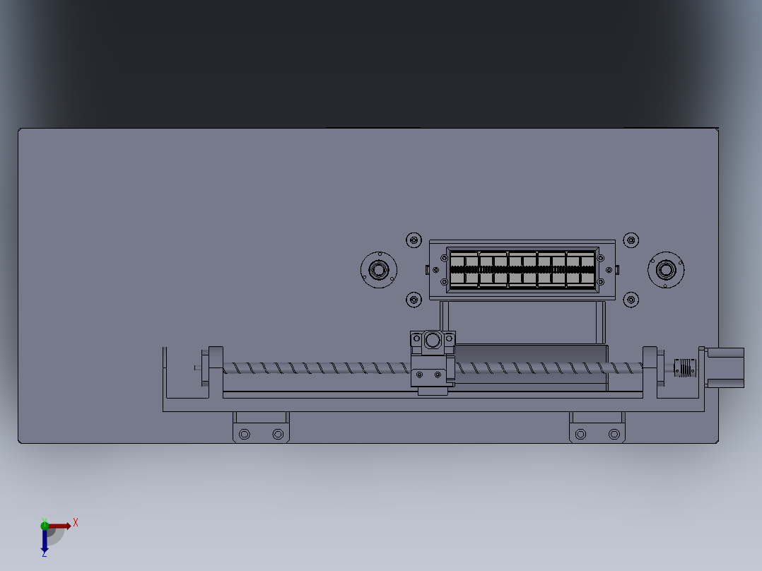 磁环管成型机俯视图