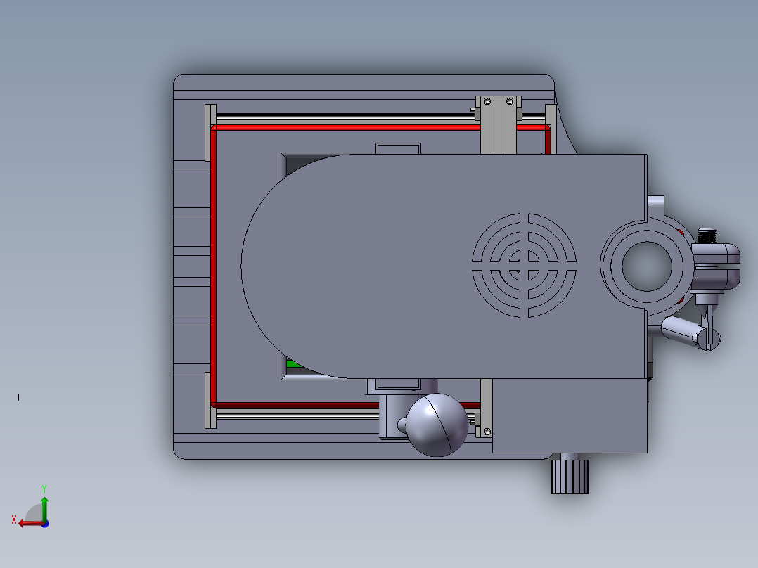 齿轮钻床设计说明书后视图