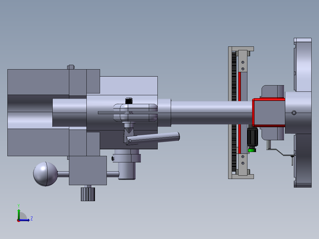 齿轮钻床设计说明书左视图