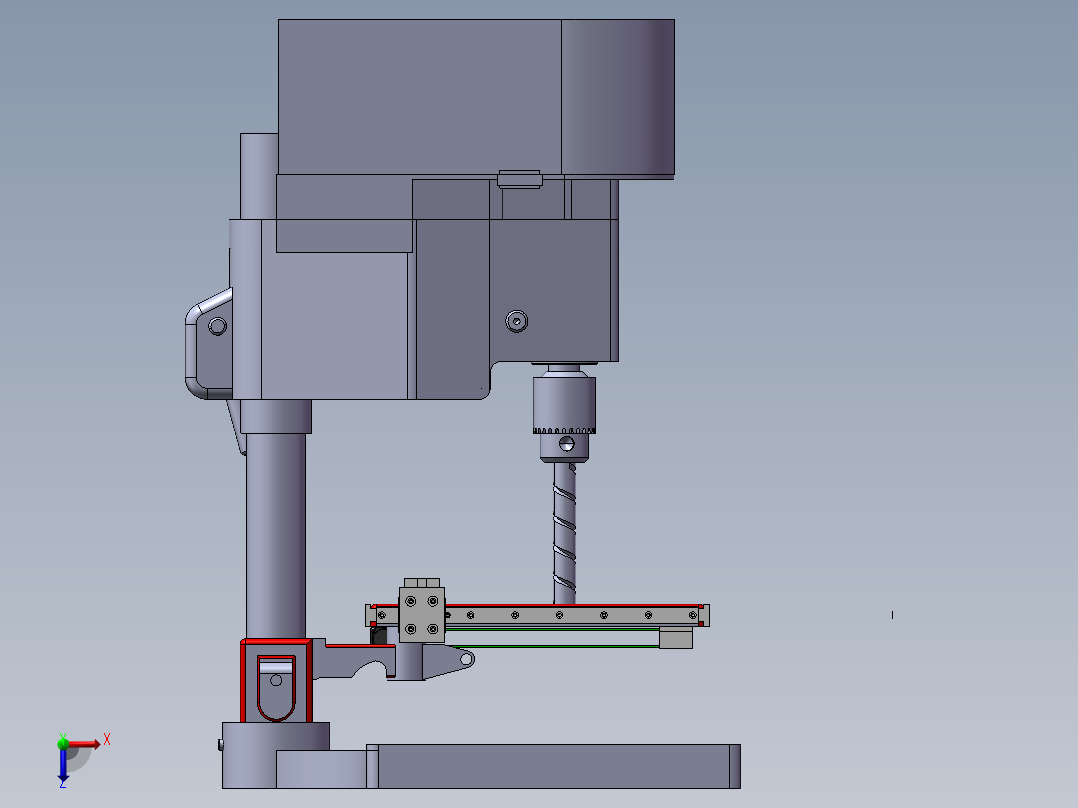 齿轮钻床设计说明书俯视图
