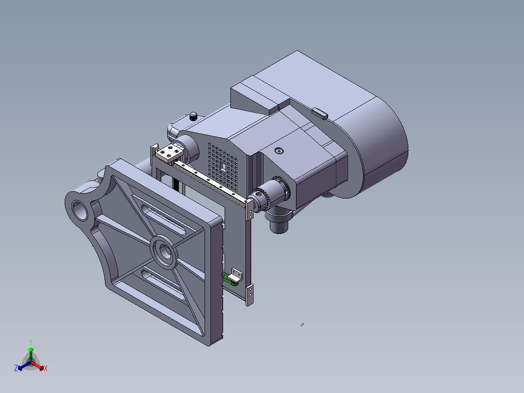 齿轮钻床设计说明书正等轴测图