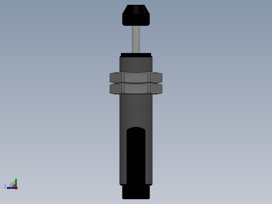 液压缓冲器ACA1210-1右视图