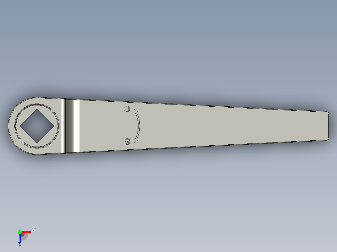 管道手动球阀-水管开关阀-手动阀门User Library-md52c150dn40-1_DN40~65Handle俯视图