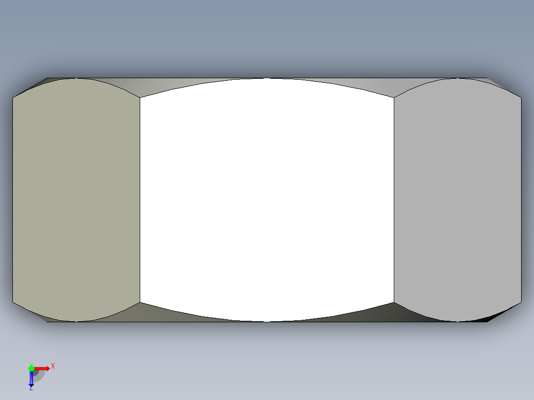 DIN 934 螺母-M90 Nut.STEP俯视图