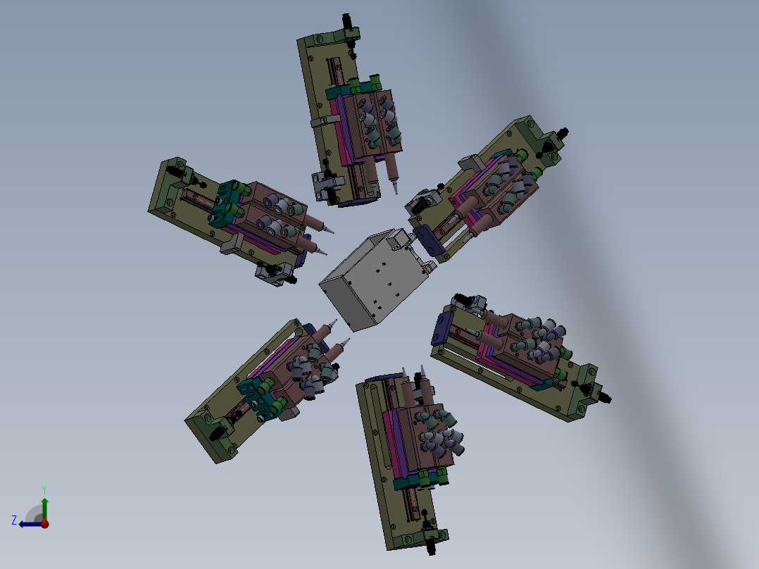 机芯矫正仪器右视图