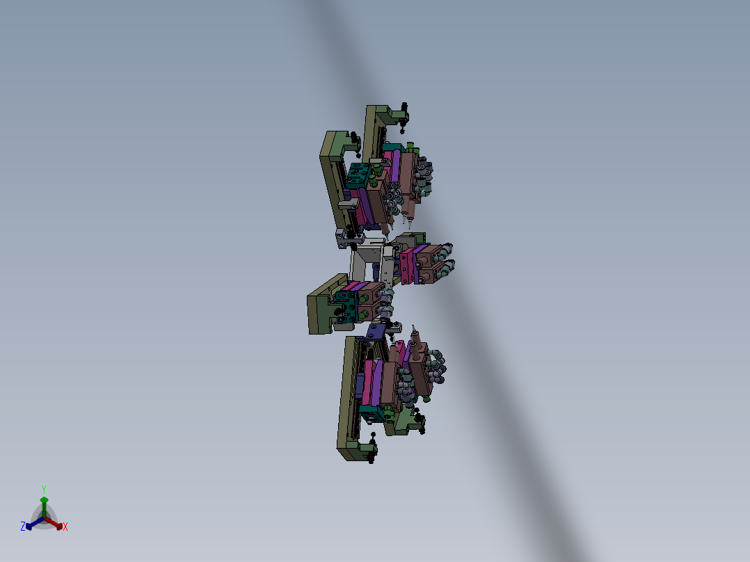 机芯矫正仪器正等轴测图