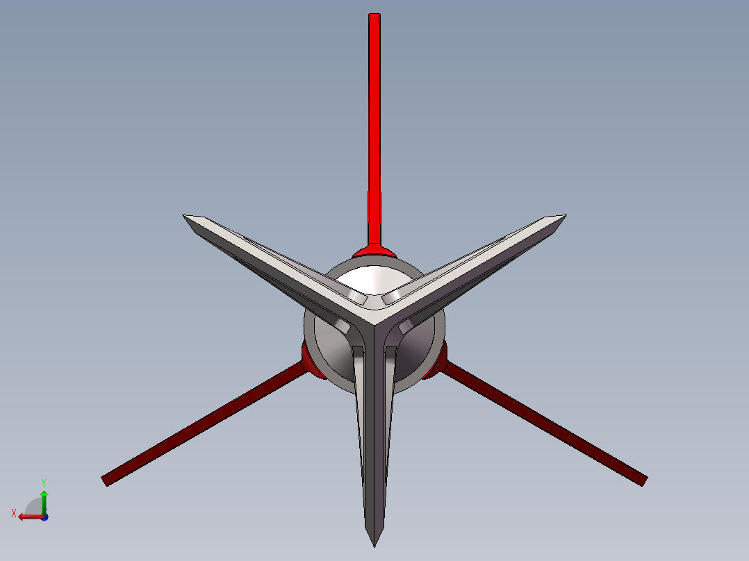 18寸碳箭后视图