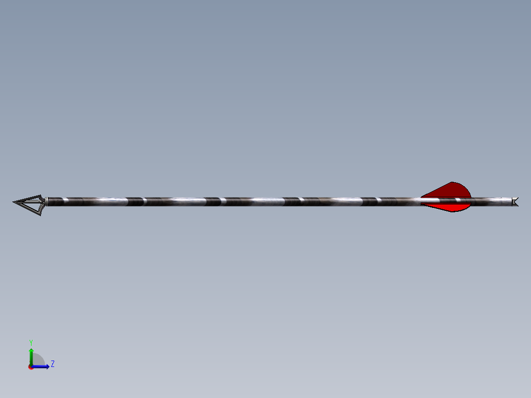 18寸碳箭左视图