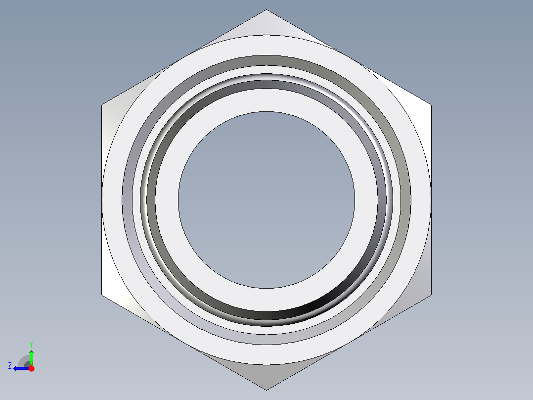 卡套式工业通用硬管接头EO_Swivel_connector_EGE28LMEDCF右视图
