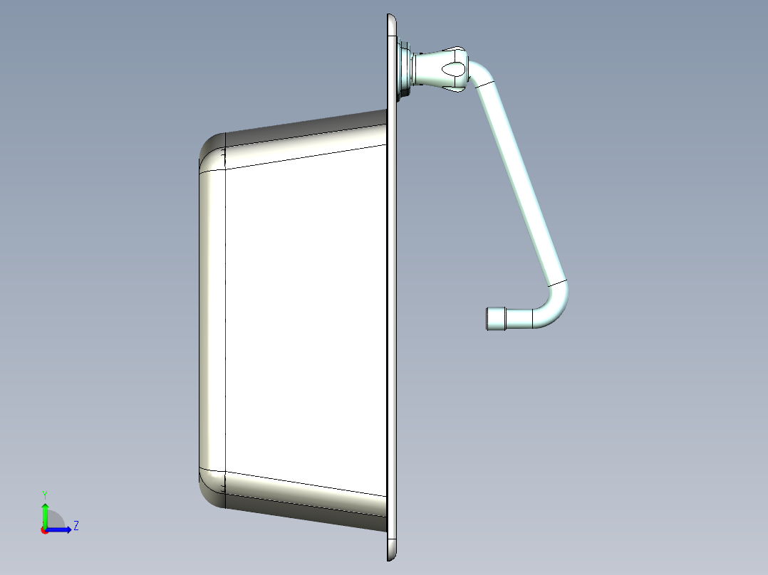 水槽、不锈钢水槽(154)左视图