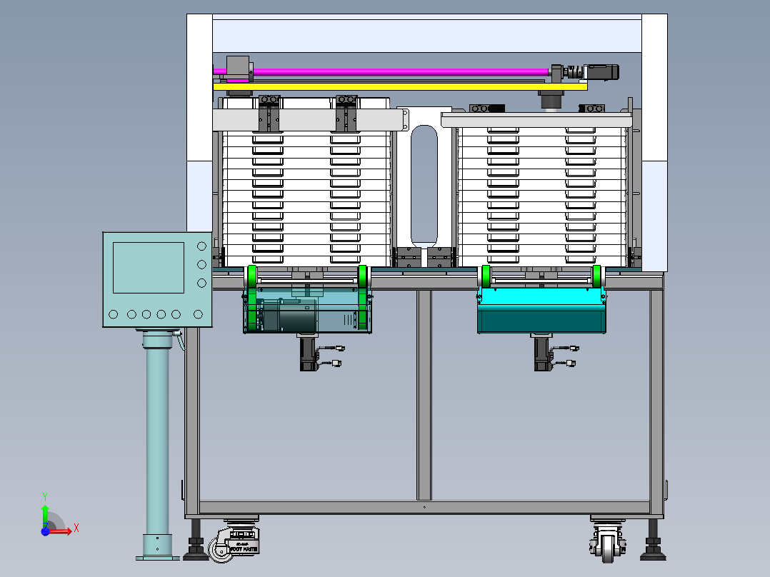 自动上料机sw18前视图