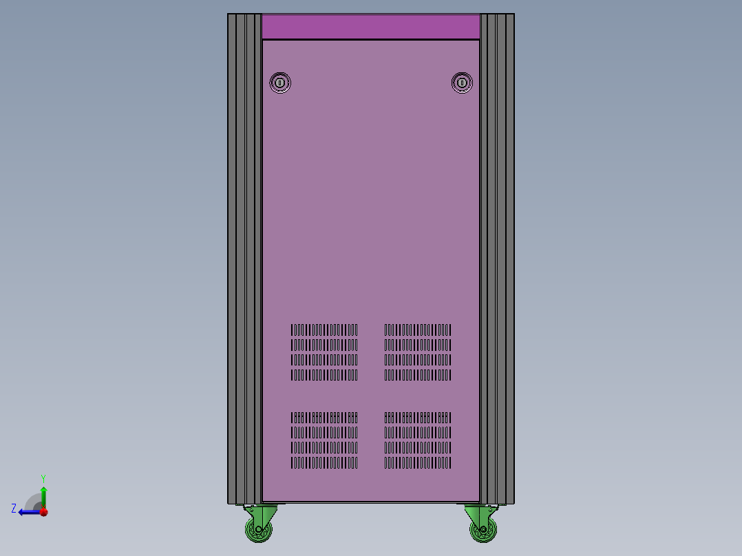 电控机柜右视图