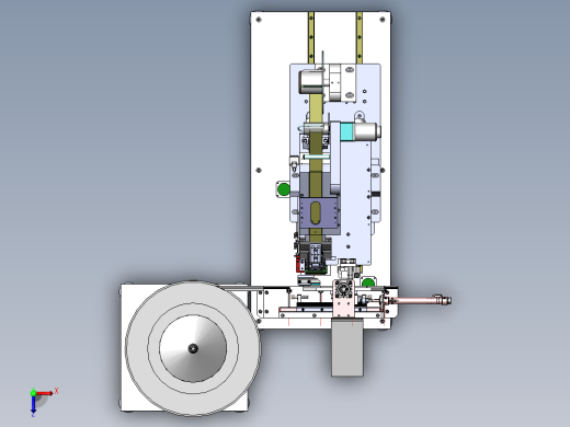 SMA-18微型电机轴自动压入机俯视缩略图
