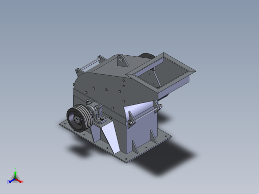 破碎机、锤磨机正等轴测缩略图