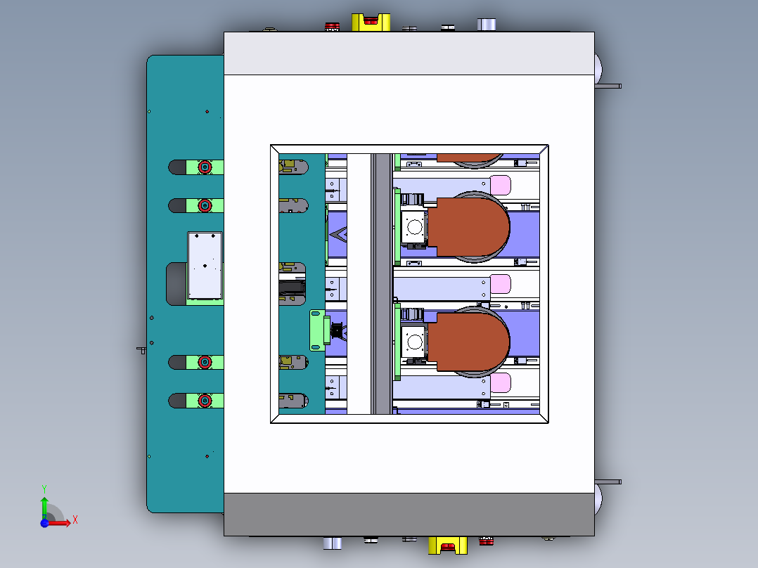多向外观检测设备step前视图