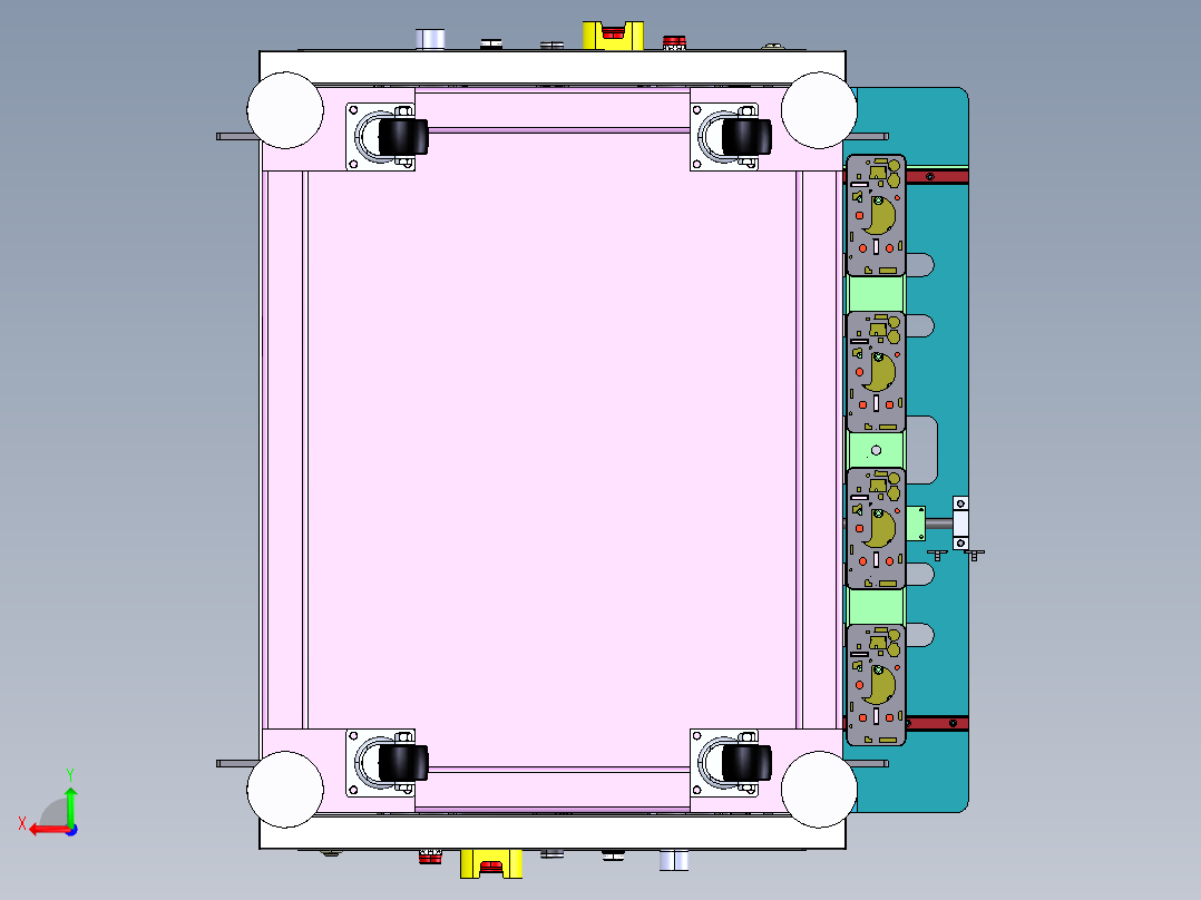 多向外观检测设备step后视图