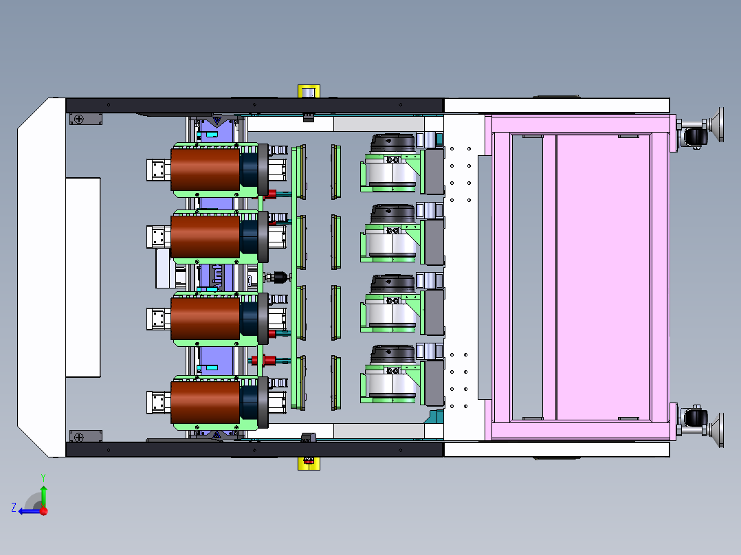 多向外观检测设备step右视图