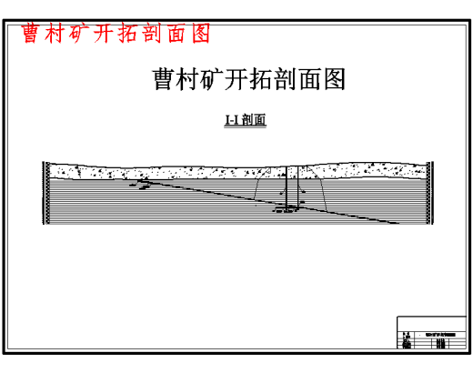 曹村煤矿2.4Mta新井设计含5张CAD图缩略图