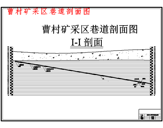 曹村煤矿2.4Mta新井设计含5张CAD图缩略图