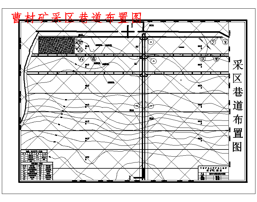 曹村煤矿2.4Mta新井设计含5张CAD图