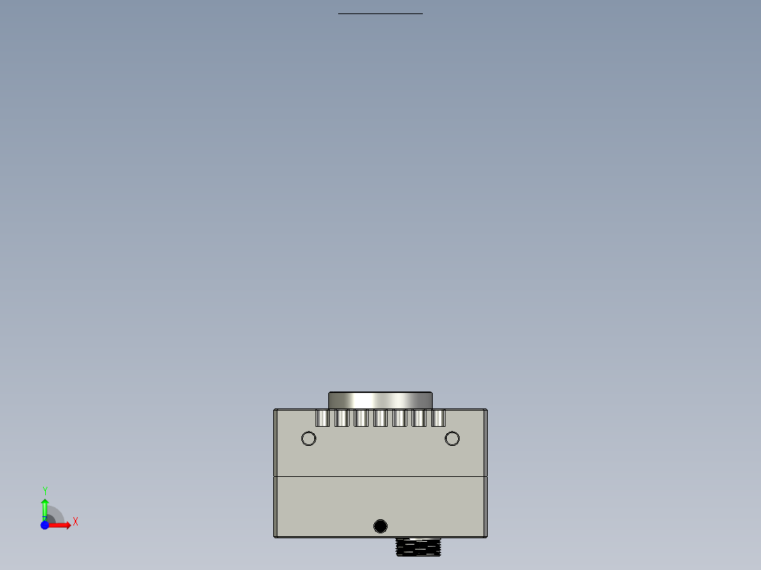 GLP2K3C-H2_外观尺寸图_V1_0前视图