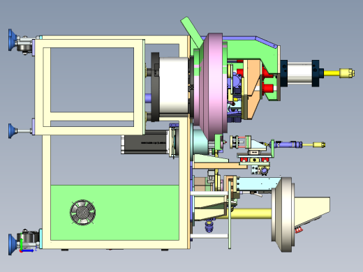 圆盖自动组装机左视缩略图