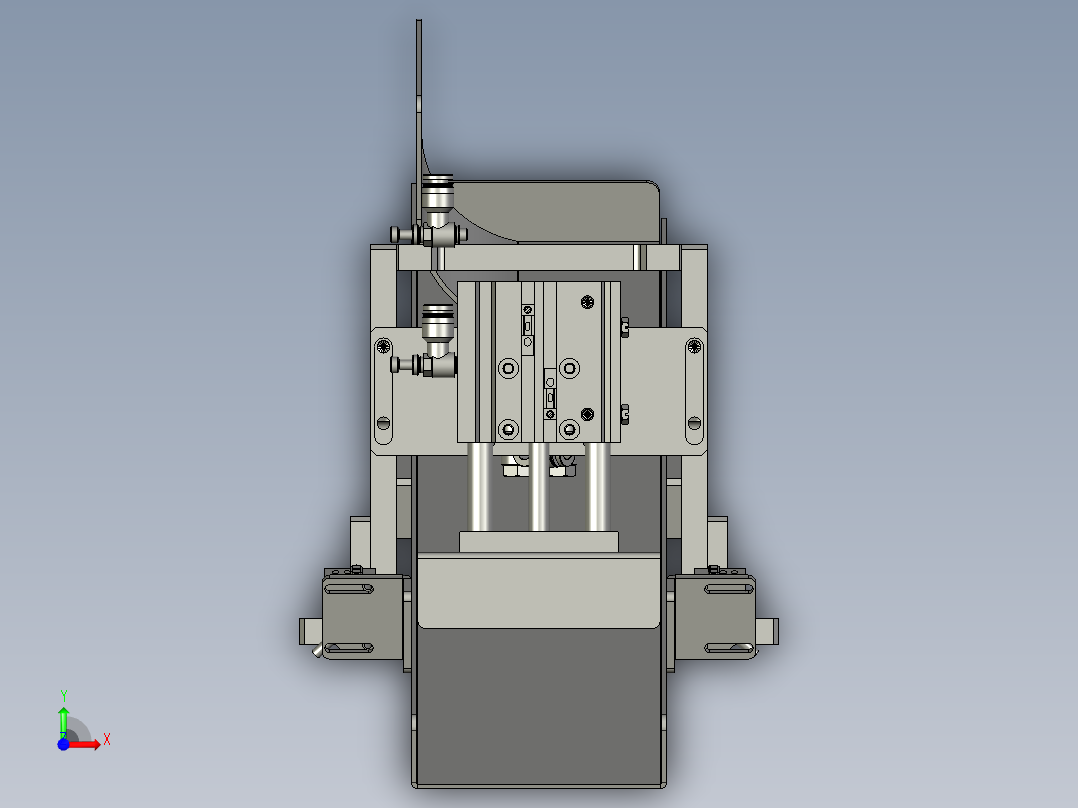 1600OK下料滑道-LXYC-BOSS前视图