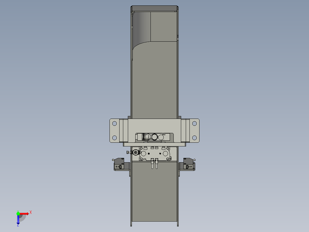 1600OK下料滑道-LXYC-BOSS俯视图