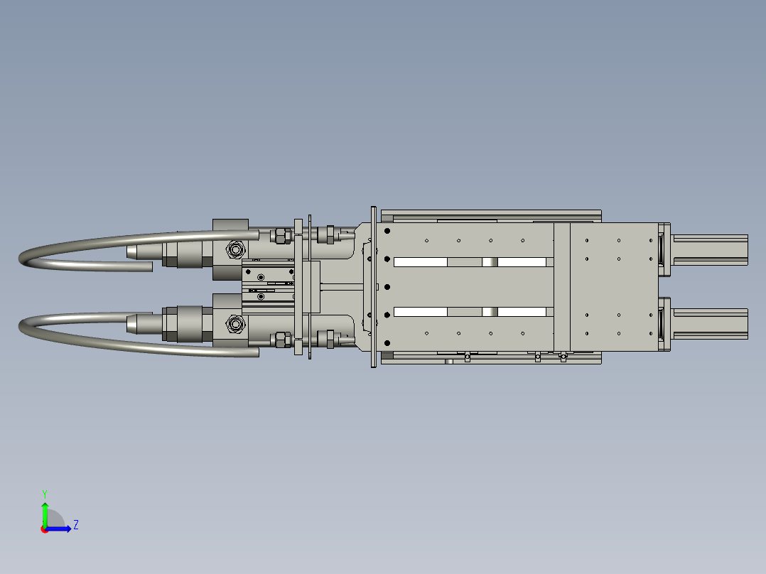 压力脉冲注液工具左视图