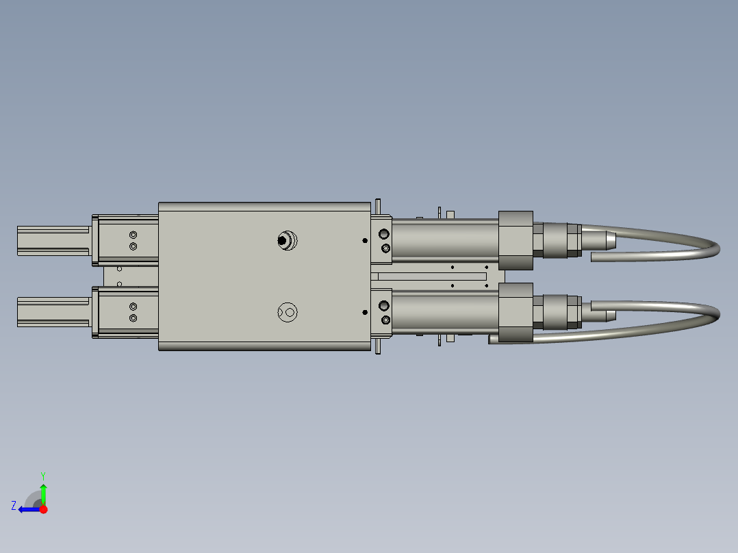 压力脉冲注液工具右视图