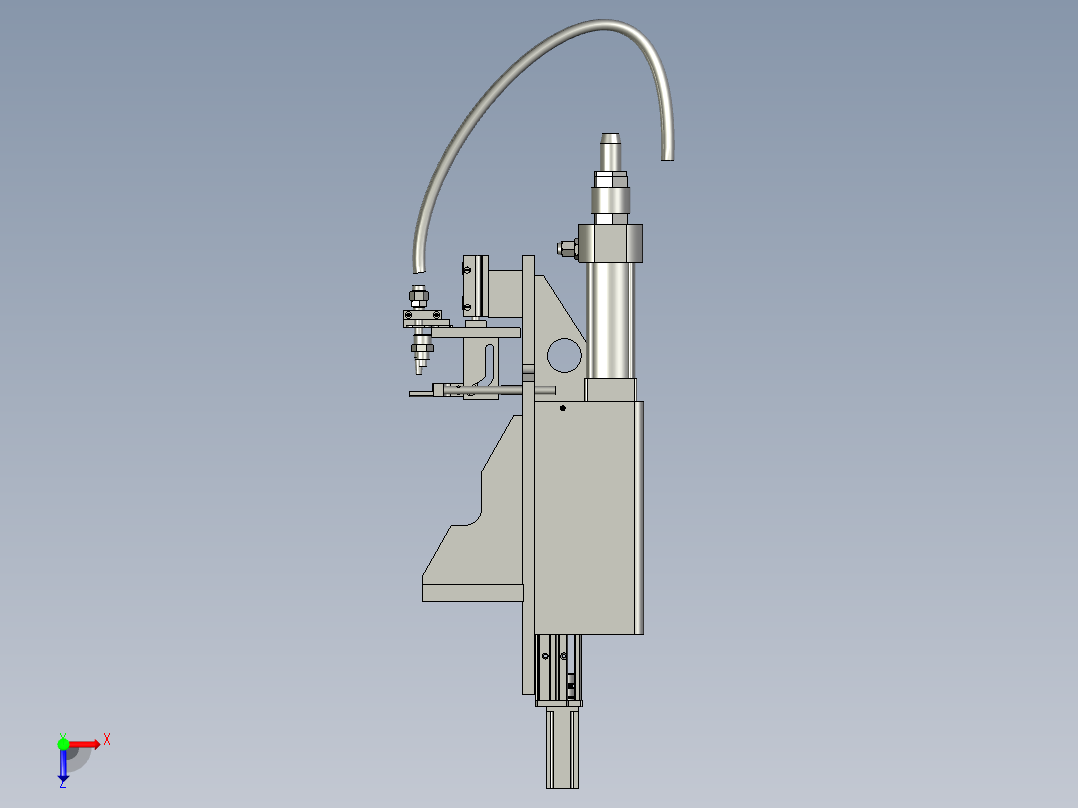 压力脉冲注液工具俯视图