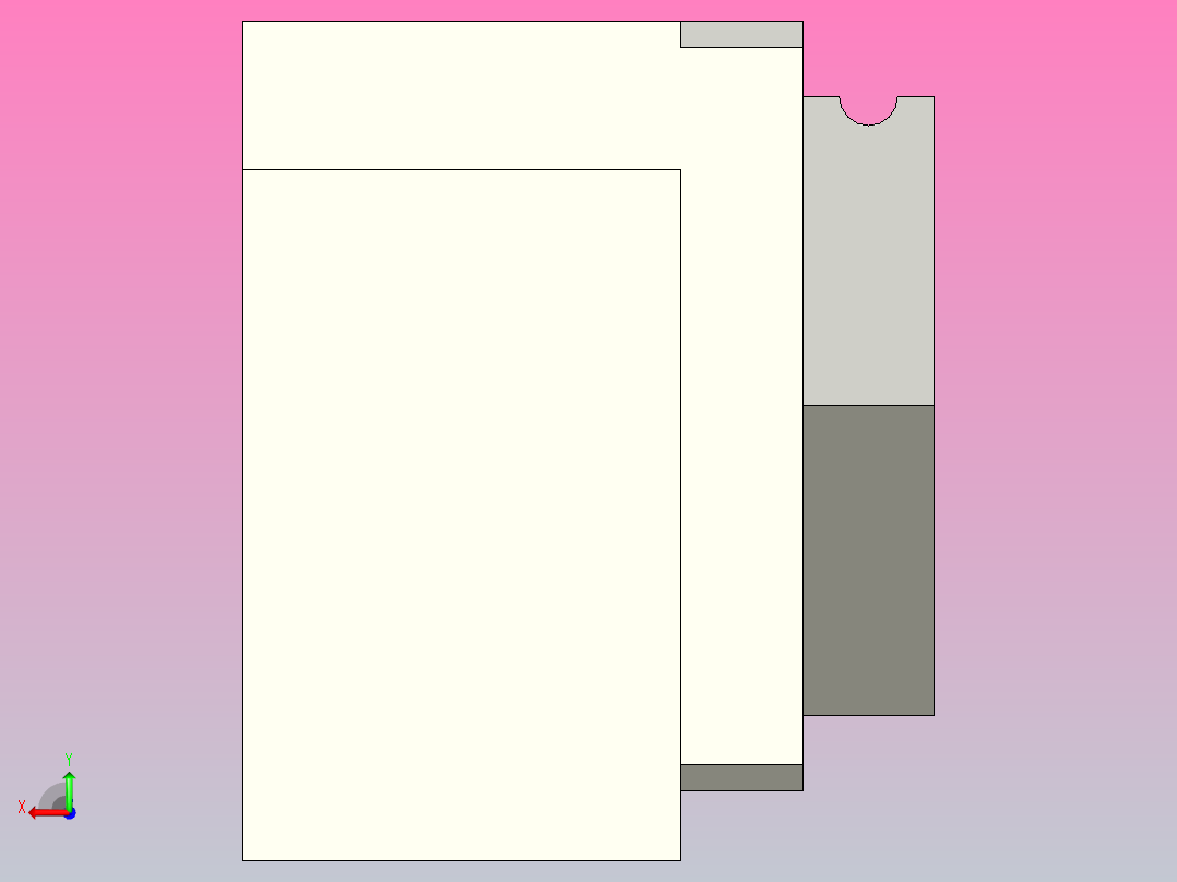 方型固定端丝杠支撑[CFK-35]后视图