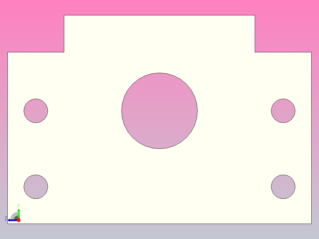 方型固定端丝杠支撑[CFK-35]右视图