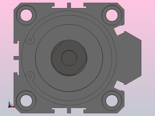 SDA超薄气缸系列SDA 50×55前视缩略图