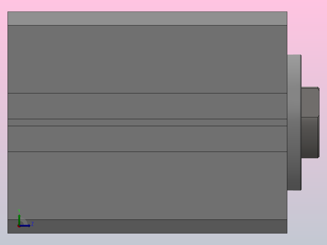 SDA超薄气缸系列SDA 50×55左视图
