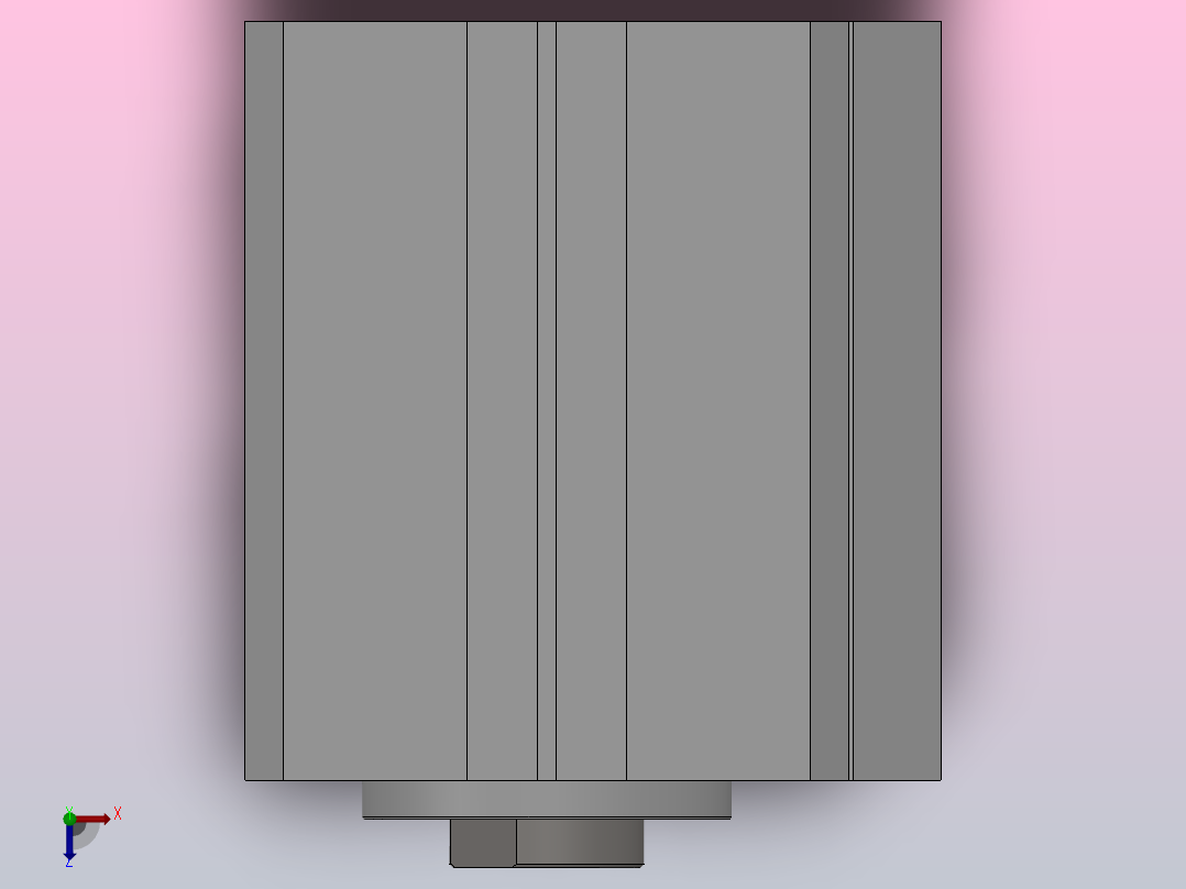 SDA超薄气缸系列SDA 50×55俯视图