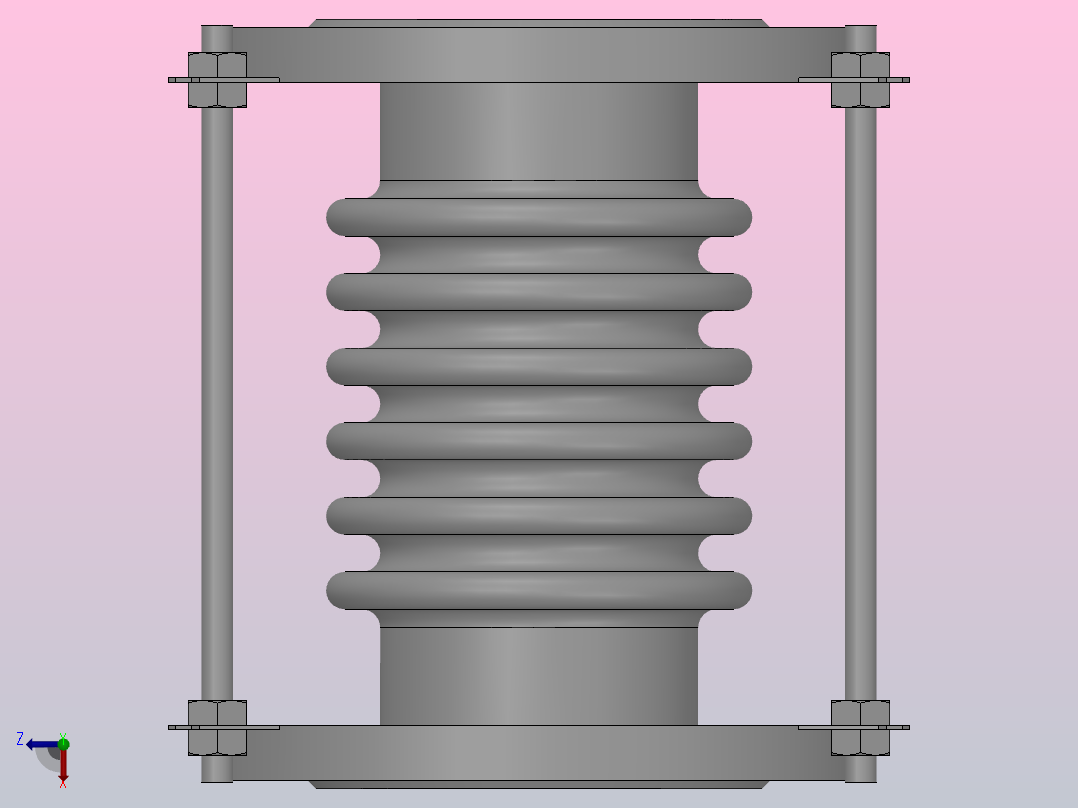 BS型膨胀节_BS680N前视图