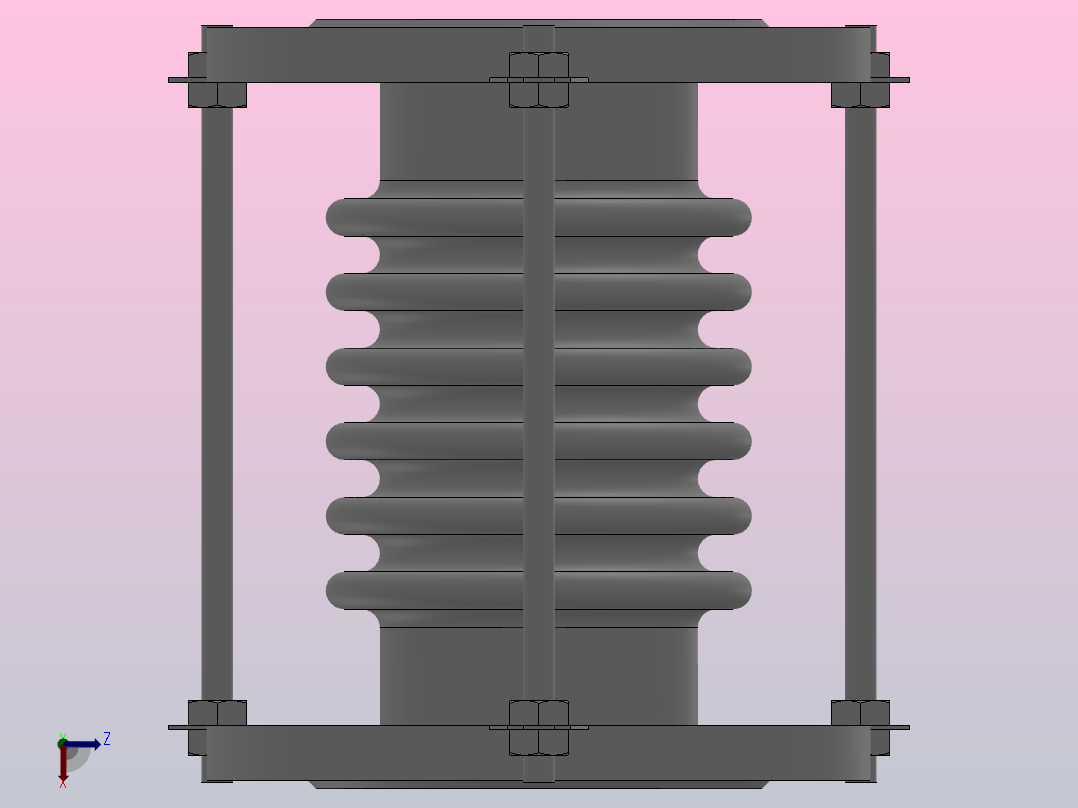BS型膨胀节_BS680N后视图