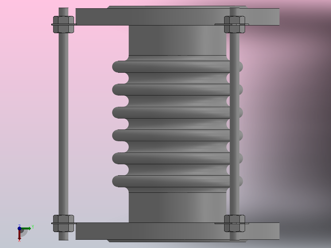 BS型膨胀节_BS680N左视图