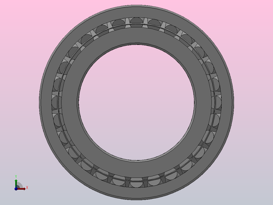轧机用双列圆锥滚子轴承（370000型）_373138前视图