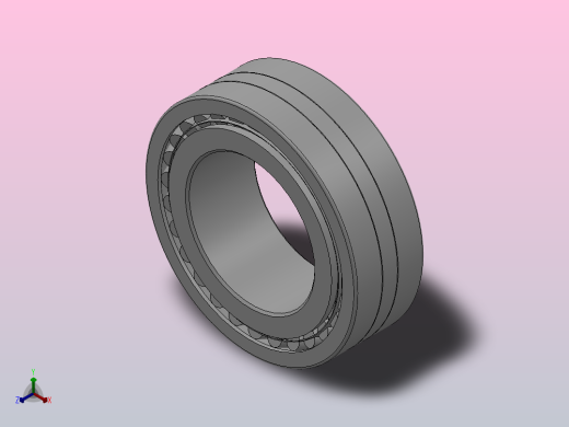 轧机用双列圆锥滚子轴承（370000型）_373138正等轴测缩略图