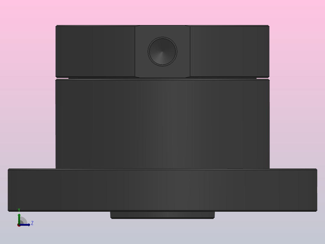 HWRA2F单转盘法兰盘型[HWRA2F]左视图