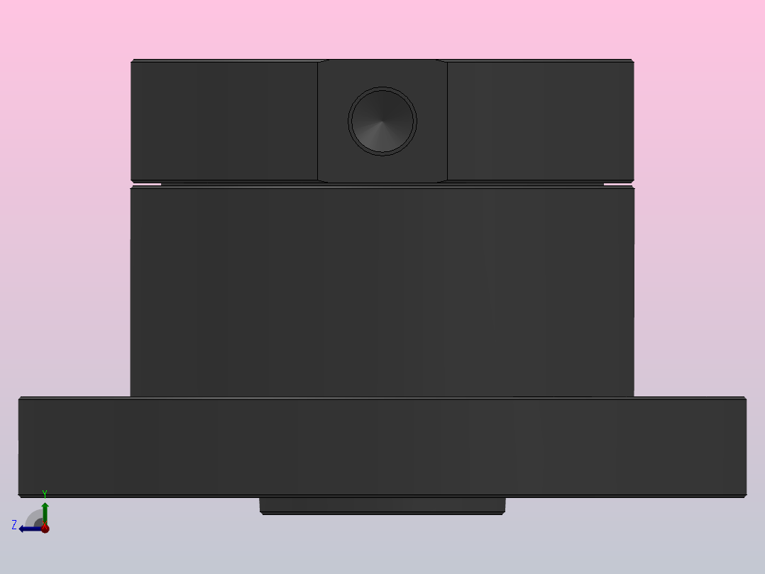 HWRA2F单转盘法兰盘型[HWRA2F]右视图