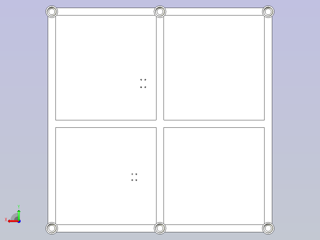 汽车油封塑料包装设备三维模型3D图后视图