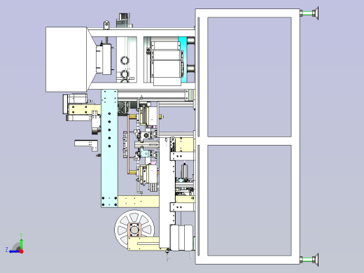 汽车油封塑料包装设备三维模型3D图右视缩略图