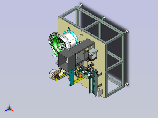 汽车油封塑料包装设备三维模型3D图正等轴测缩略图