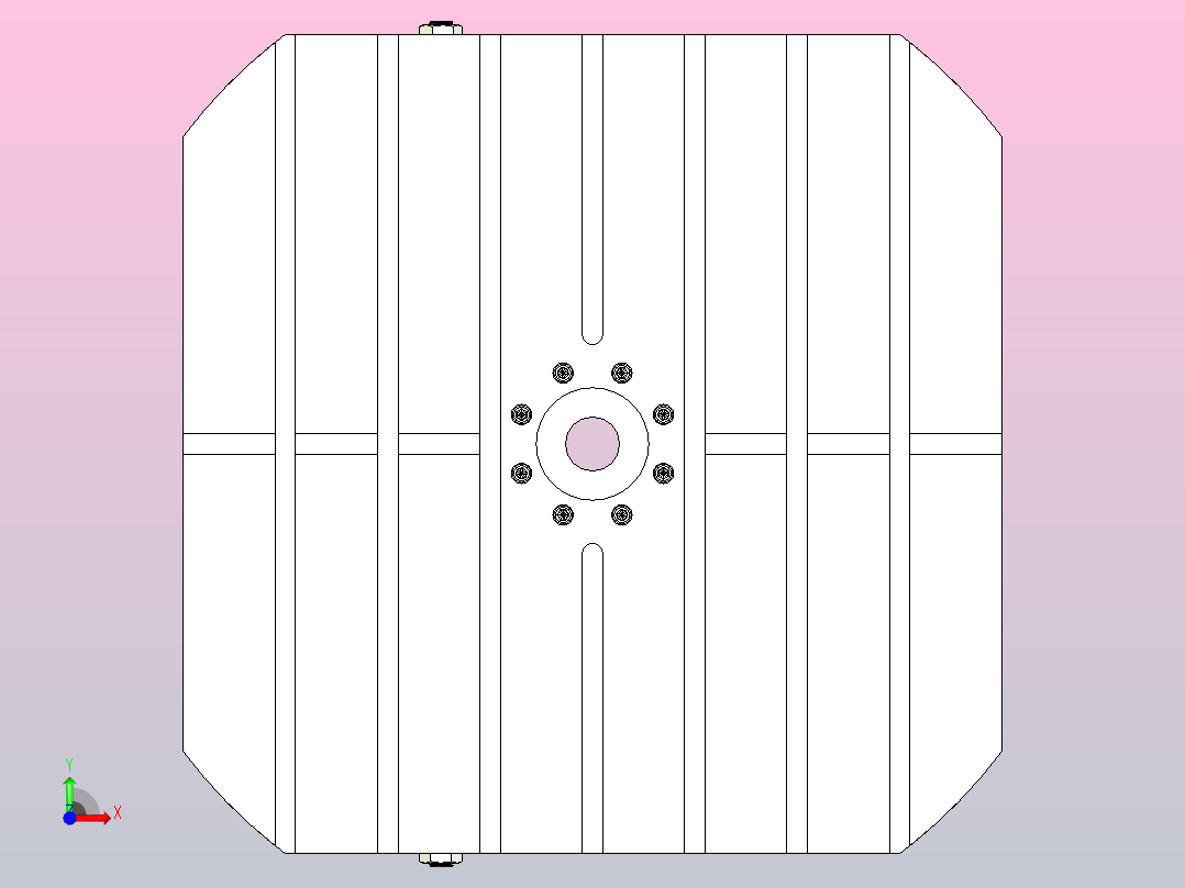 HCT-600-800X800方台外观图分度盘前视图
